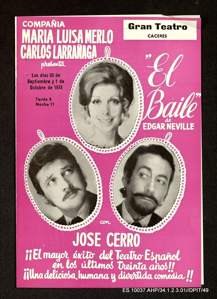 Espectáculo teatral “El baile“