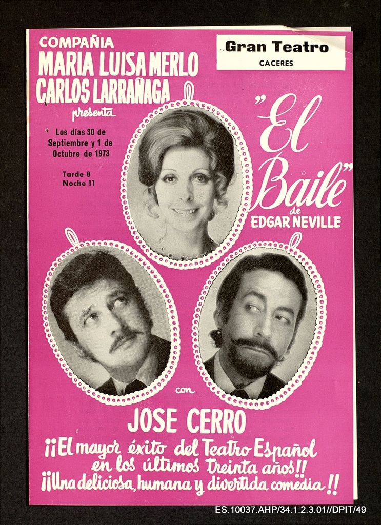 Espectáculo teatral “El baile“