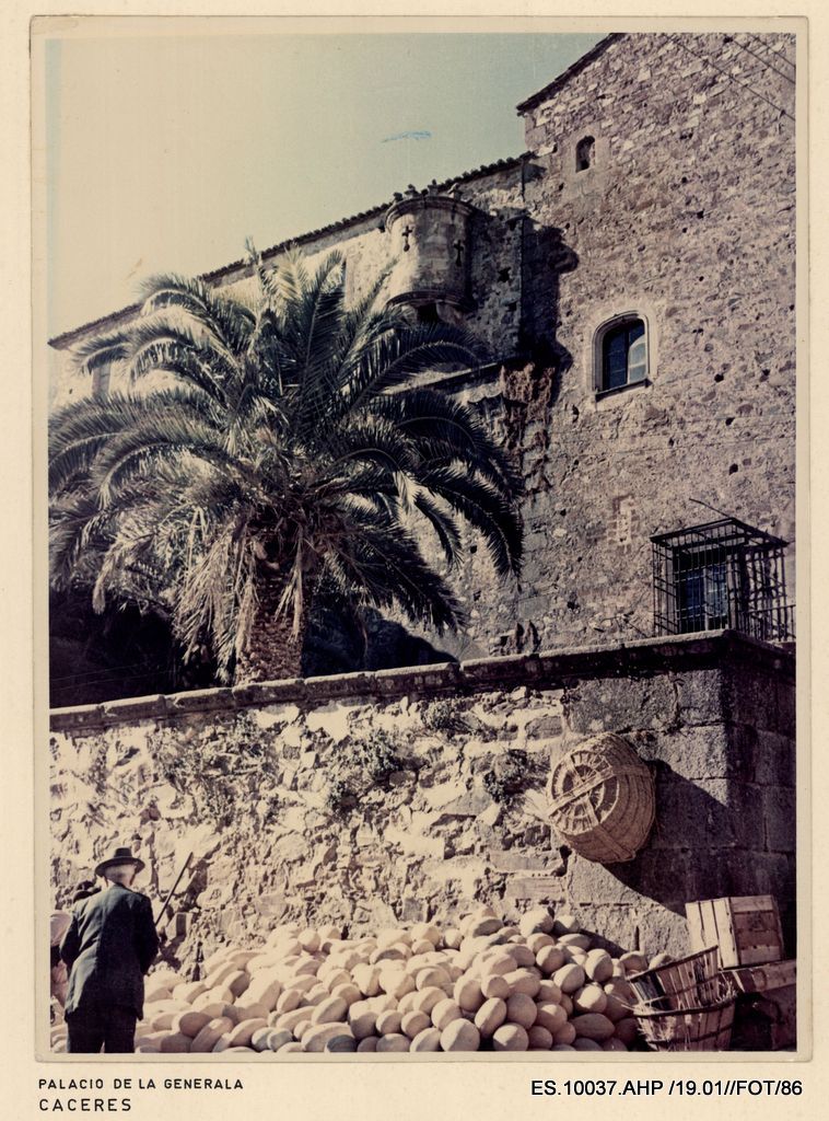 Puesto de melones en Cáceres