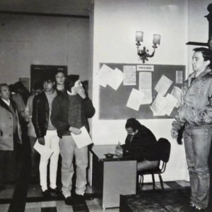 Talla de quintos en el Ayuntamiento de Cáceres