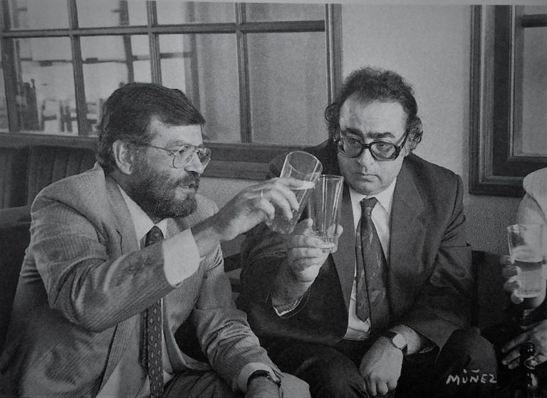 Rodríguez Ibarra y Manuel Veiga