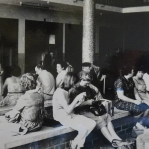 Interior de la vieja Estación de Autobuses de la calle Gil Cordero.