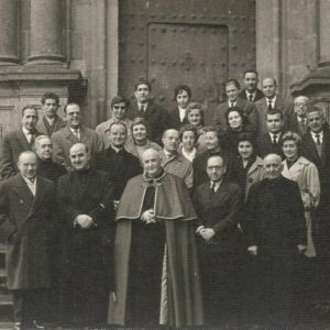Claustro del Instituto Brocense 1955