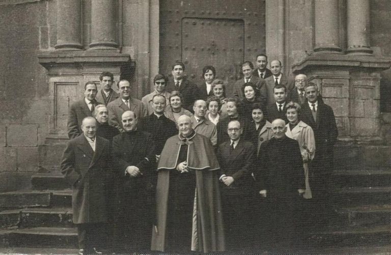 Claustro del Instituto el Brocenso, Curso 55-56