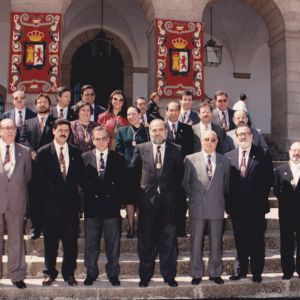 Corporación con Alcalde Sánchez Polo - 1991