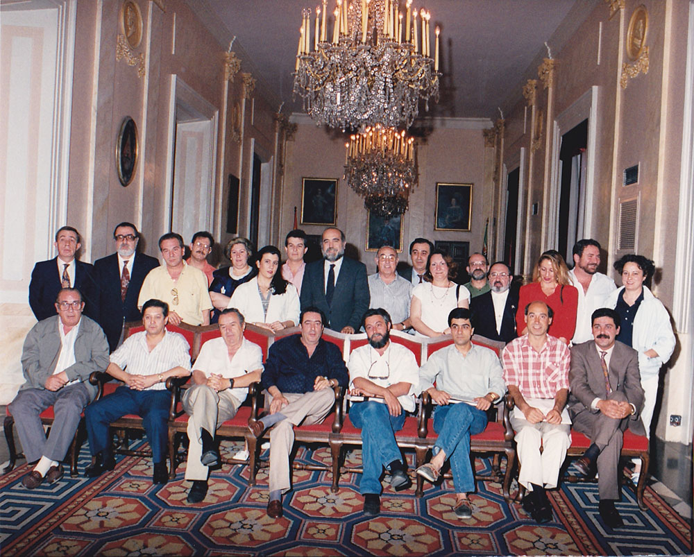 Corporación con Alcalde Sánchez Polo - 1991