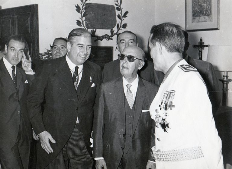 Visita de Francisco Franco a Cáceres