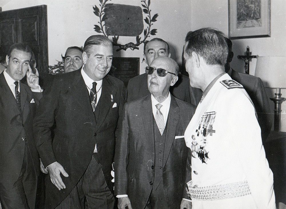 Visita de Francisco Franco a Cáceres