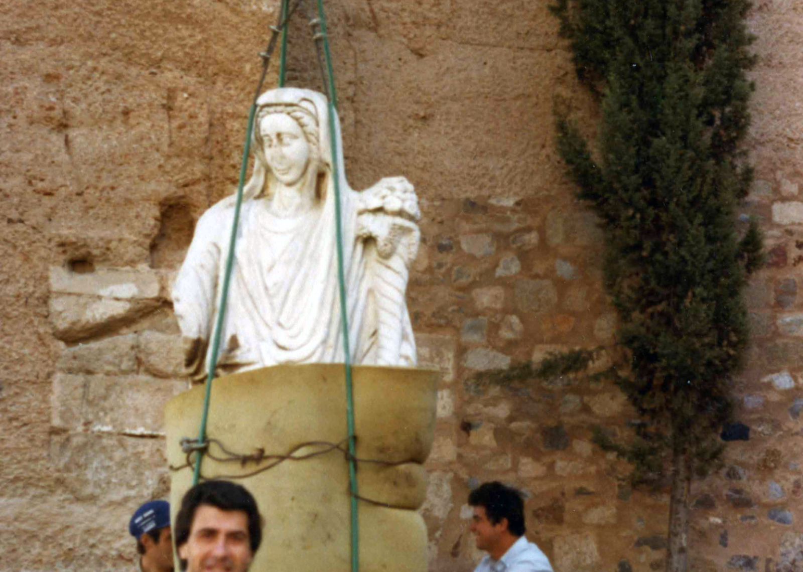 Instalación de la Diosa Ceres en el Foro de los Balbos