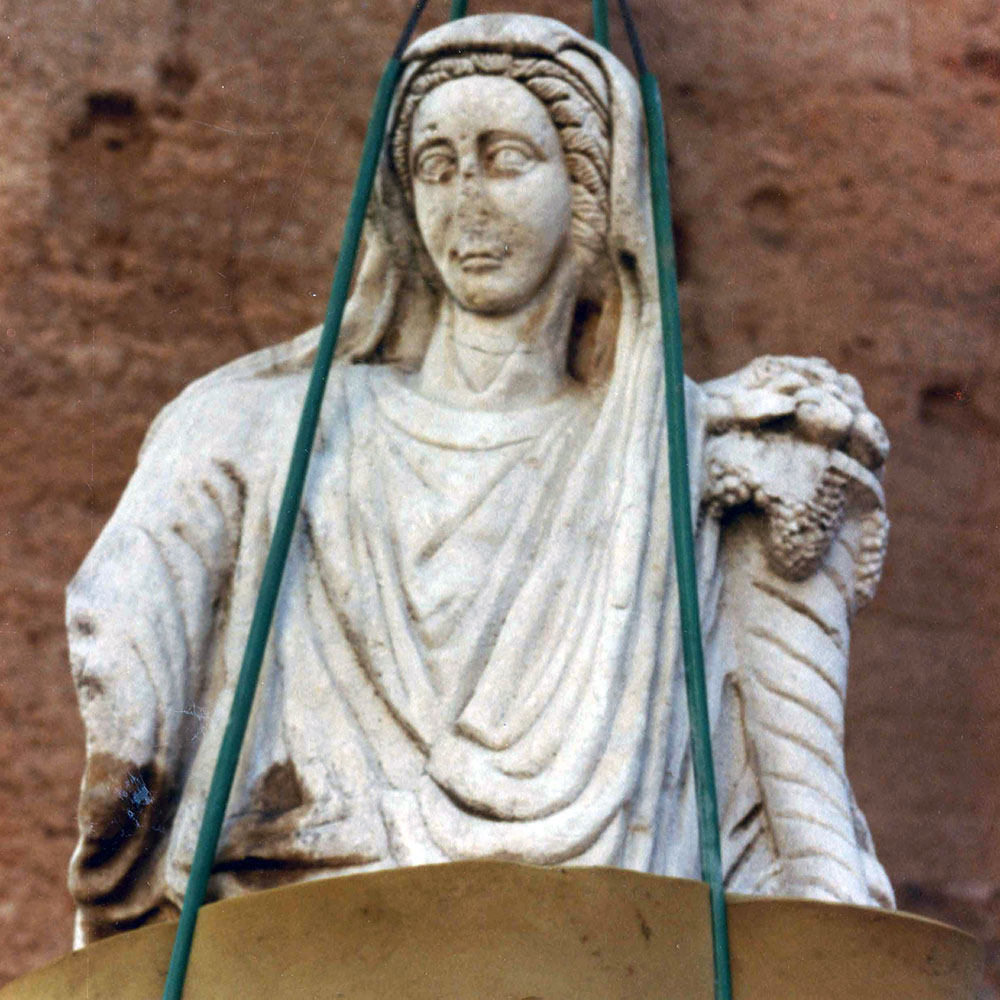 IInstalación de la Diosa Ceres en el Foro de los Balbos