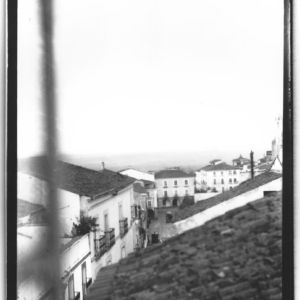 La Calle de pintores y la plaza, de Cáceres