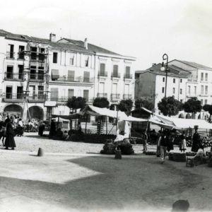 Mercado en Plaza Mayor 1911