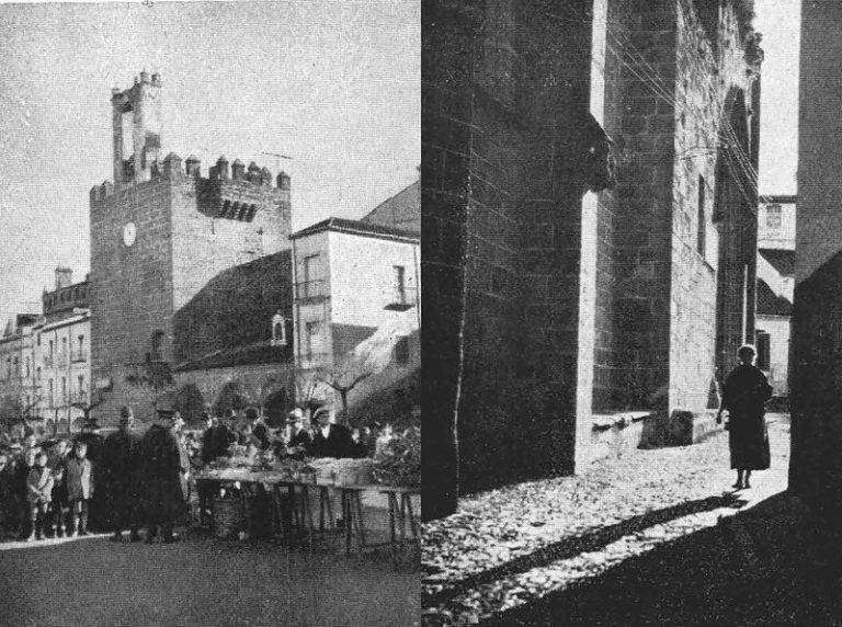 Plaza Mayor y calle Tiendas