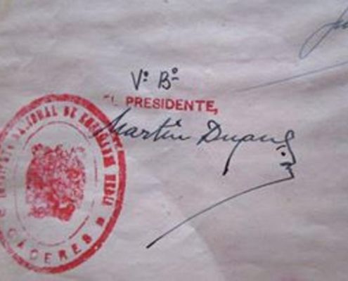 firma de Martín Duque