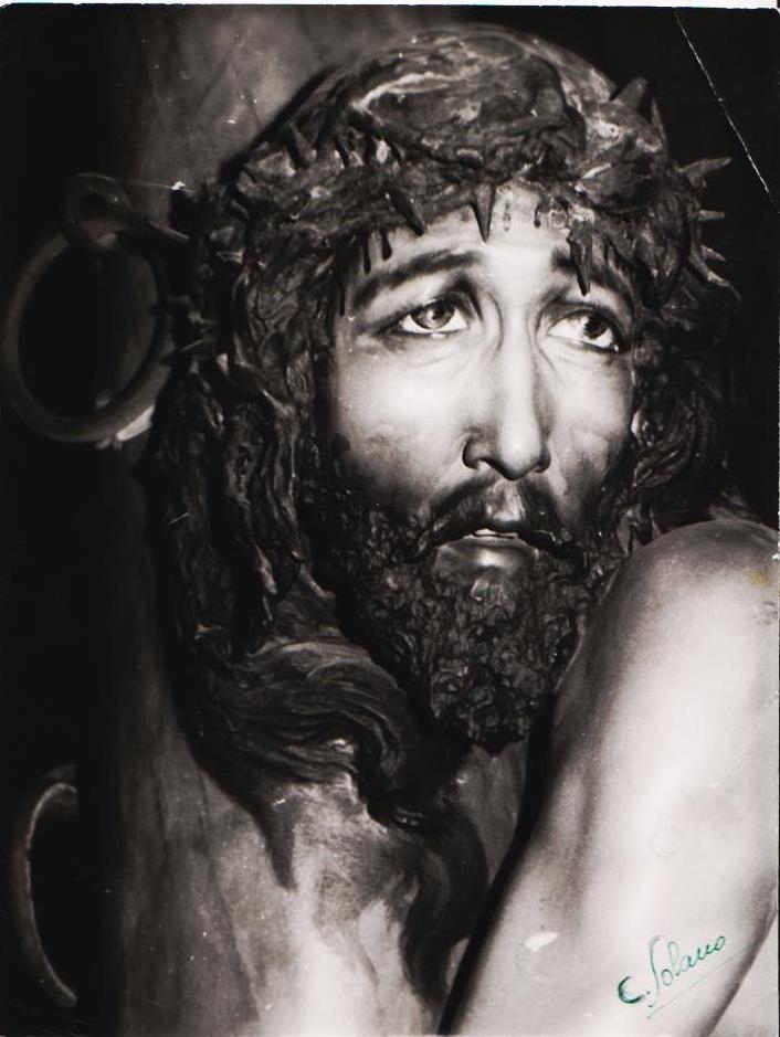 Foto utilizada para el cartel Semana Santa de Cáceres 1973