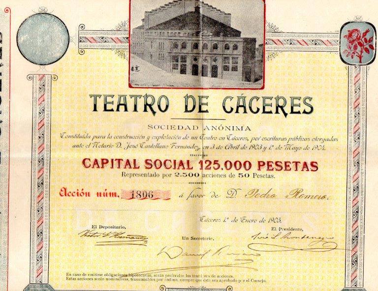 Acción del Gran Teatro de Cáceres