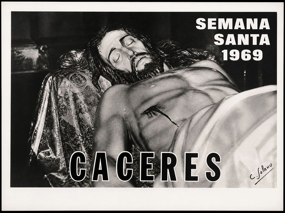 Cartel Semana Santa de Cáceres 1969