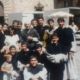 Miembros de la Hermandad del Cristo Negro haciendo de extras
