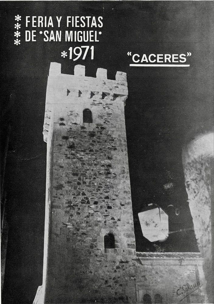 Programa Feria y Fiestas de Cáceres, San Miguel 1971