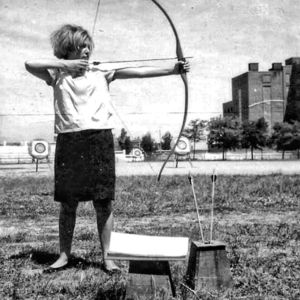 Tiro con arco femenino