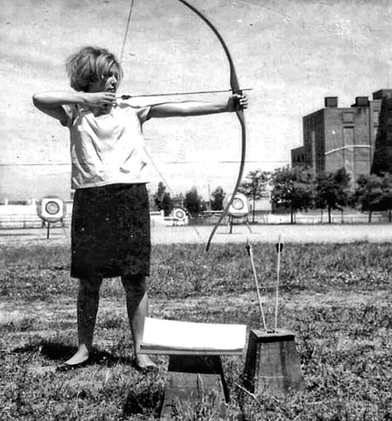 Tiro con arco femenino