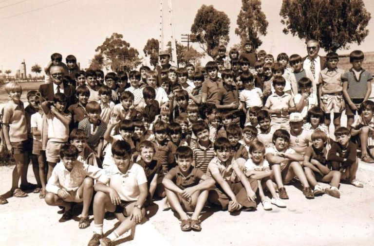 Visita a Santa Ana con don Eufemio y don Luis en los años 70