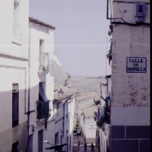 Bajada hacia la calle de Villalobos