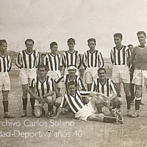 Equipo en Ciudad Deportiva años 40
