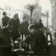 Mercado de invierno en la plaza 1929