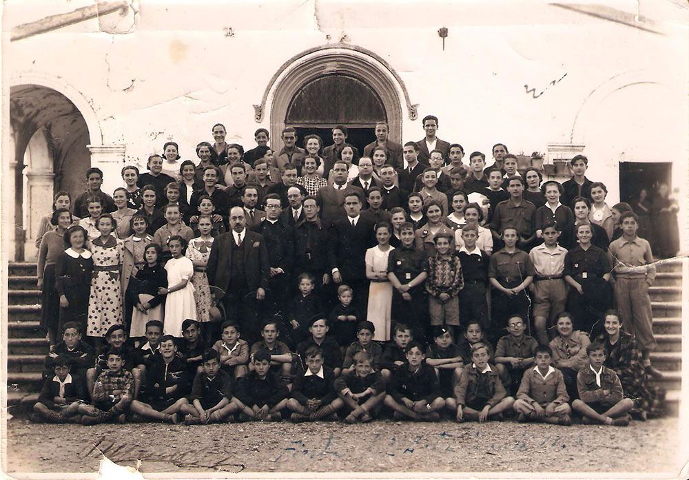 Foto de grupo en el Paseo Alto