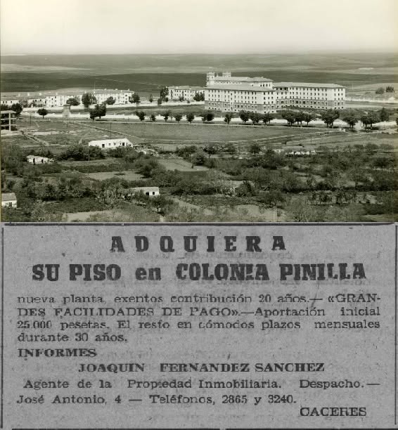 Anuncio de venta de pisos el Colonia de Pinilla