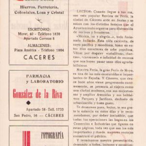 1945 Guía Comercial Feria de mayo