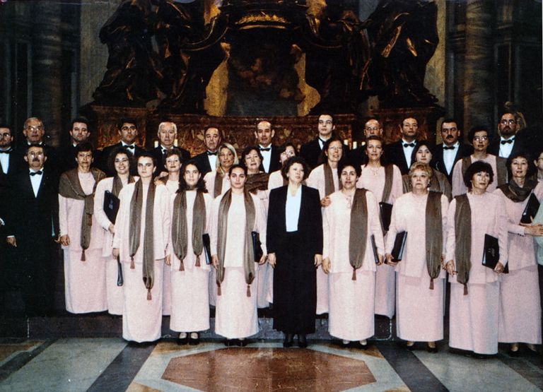 Actuación del Orfeón Cacereño en el Vaticano