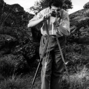 Demetrio Pulido con su camara
