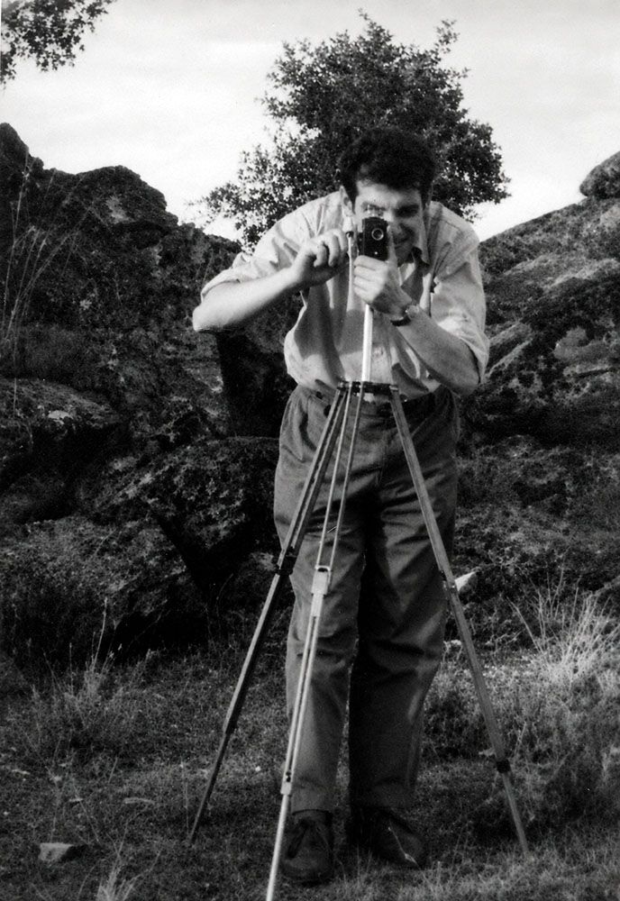 Demetrio Pulido haciendo fotos