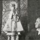 Eulogio Blasco ante la Virgen de Guadalupe