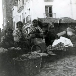 Mercado Verano en la Plaza Mayor 1916