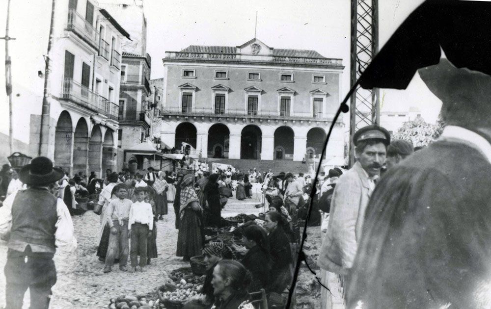 Mercado de verano en la Plaza Mayor