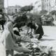 Mercado de verano en la plaza 1930