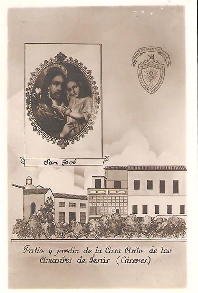 Patio y jardín de la Casa Asilo de las amantes de Jesús