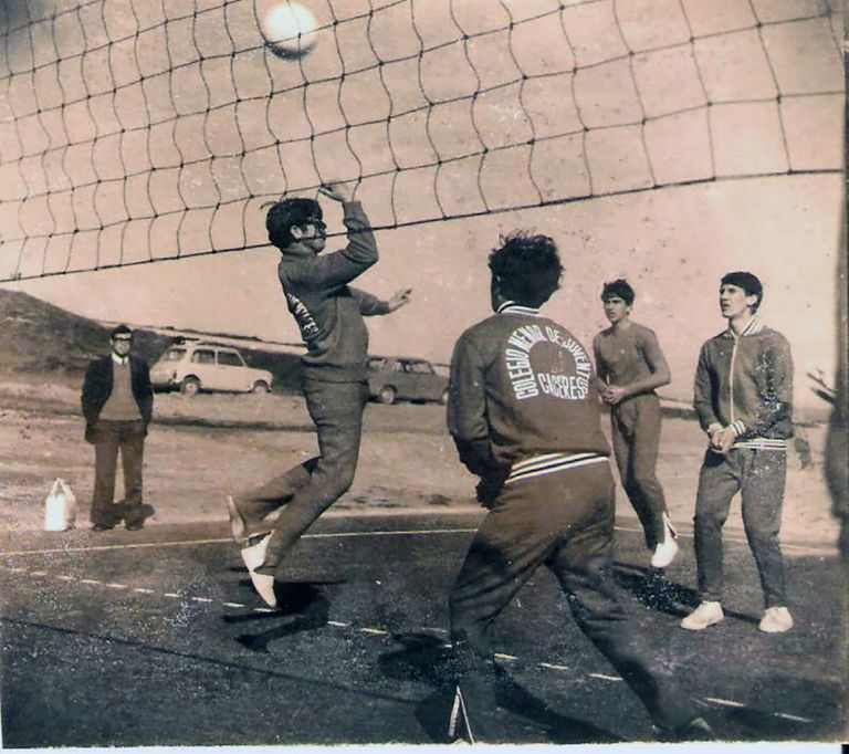 Partido de Voleibol del Colegio Menor de Juventudes de Cáceres