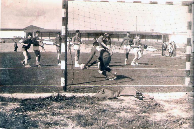 Partido de fútbol del Colegio Menor de Juventudes de Cáceres