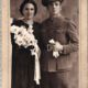 Foto de boda de un soldado de infantería