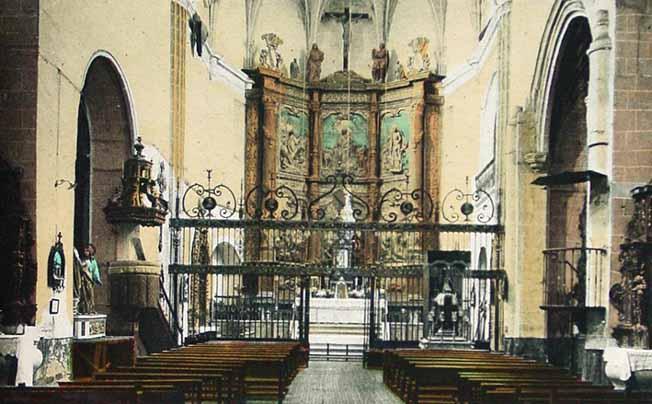Interior de la Iglesia de Santiago