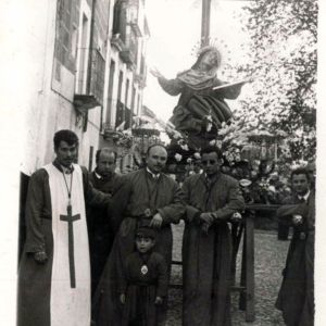 Paso de la Dolorosa de la Cofradía De la Vera Cruz