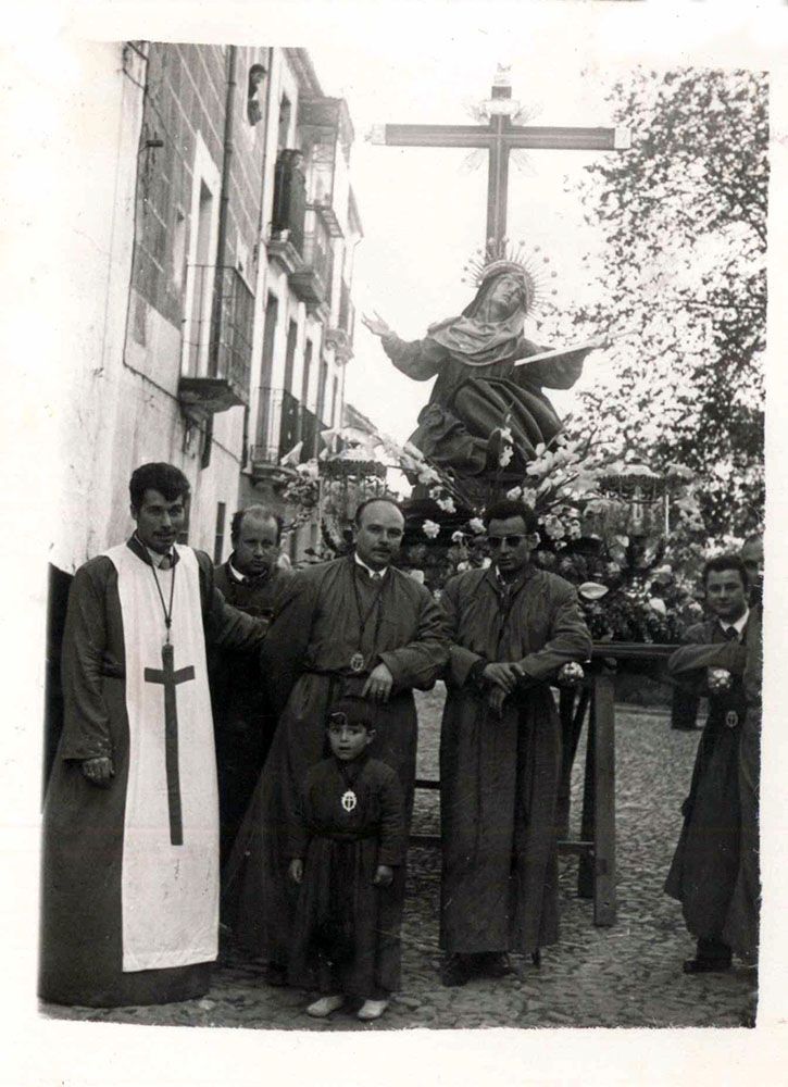 Paso de la Dolorosa de la Cofradía De la Vera Cruz