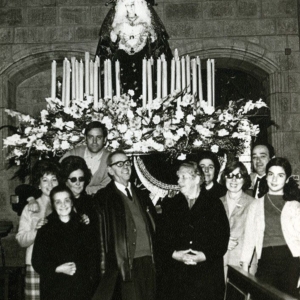 V-110 La Virgen de la Misericordia en la procesión del sábado santo 1971