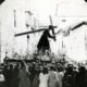 V-59 Viernes Santo, el Nazareno ante el Arco de la Estrella año 1947