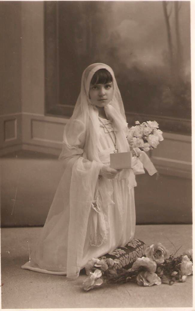Retrato niñas de comunión