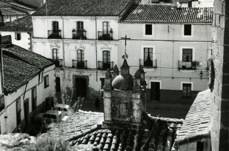 Vista de la capilla del Nazareno desde la torre de Santiago